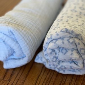 Pottery Barn Kids Muslin Swaddles